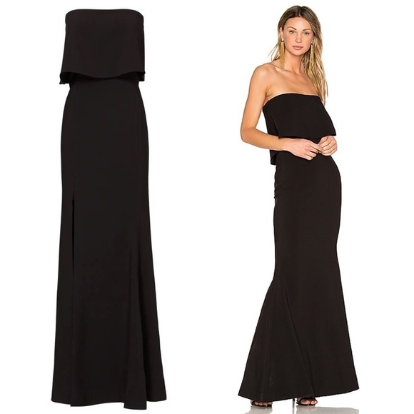 Likely "driggs" strapless gown in black - Picture 12 of 13